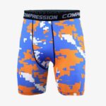 Camo Print Compression Shorts