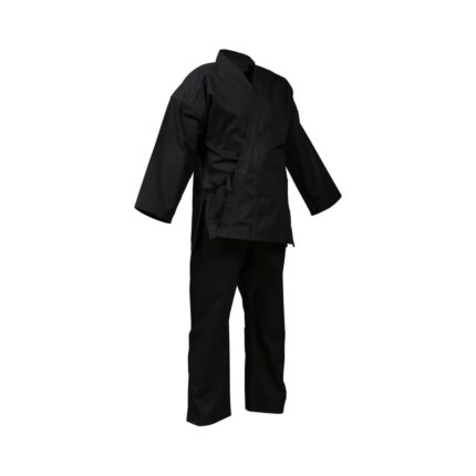 Uniform Open Heavy Kumite Cut 14 Oz Black